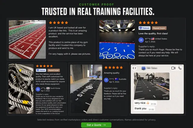 Customer proof — trusted by gym owners, distributors and fitness businesses worldwide